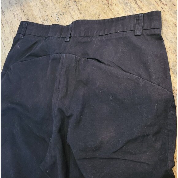 A.L.C. Women's Size 36 Asymmetric Hem Black Preppy Cotton Blend 36x24" Capri XL - Picture 14 of 16